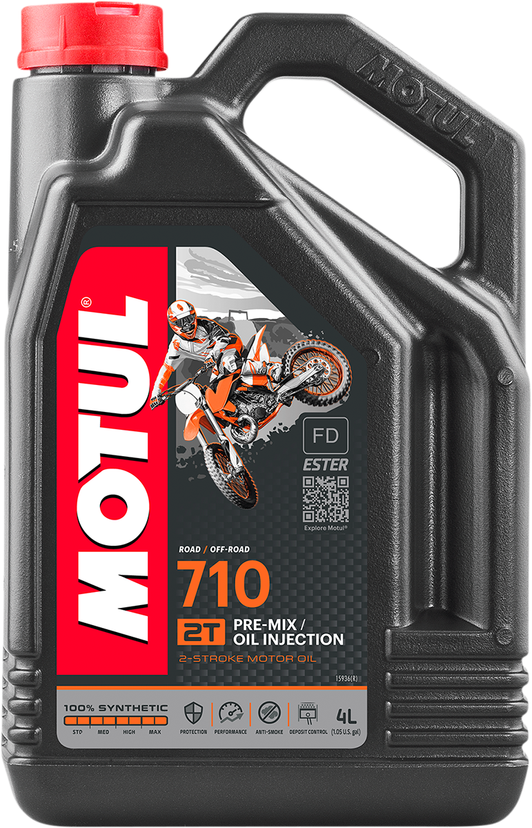 Motul 710 2T Injector/Premix Oil - 4 Liter - 4 Liter
