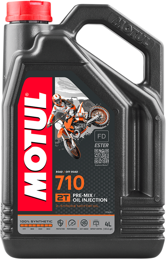 Motul 710 2T Injector/Premix Oil - 4 Liter - 4 Liter