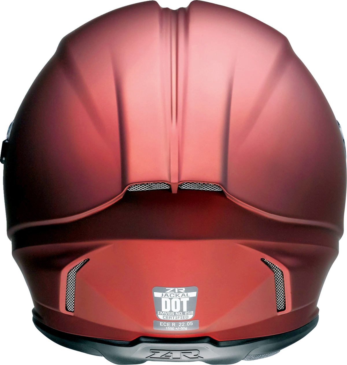 Z1R Jackal Satin Helmet - Red