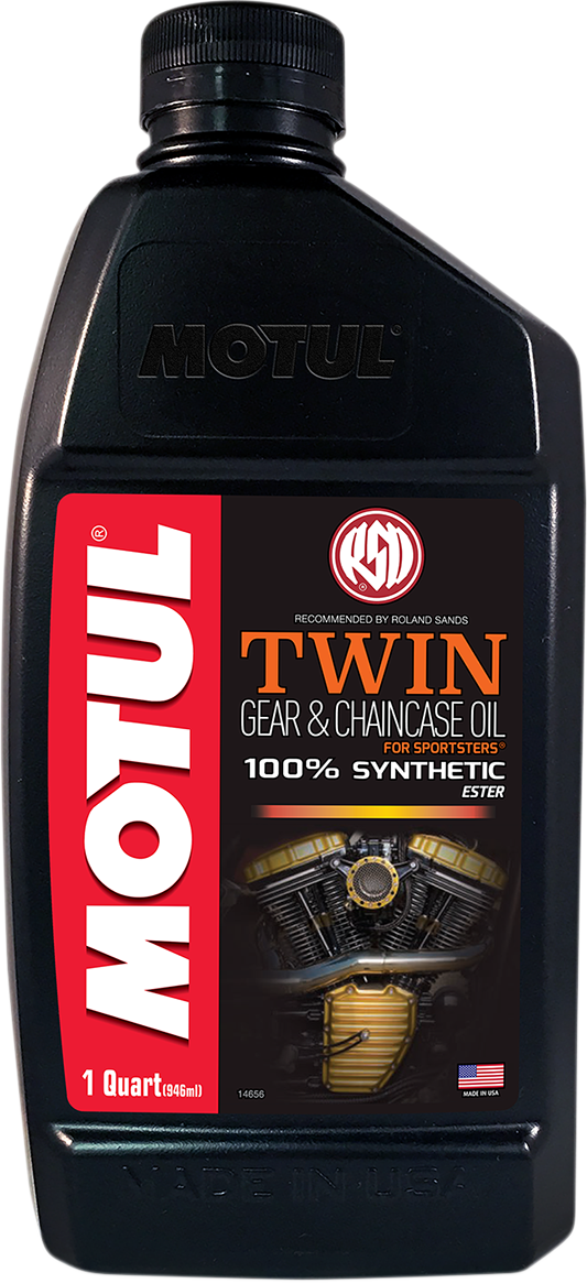 Motul V-Twin Synthetic Gear & Chaincase Oil - 1 U.S. quart - 1 U.S. quart