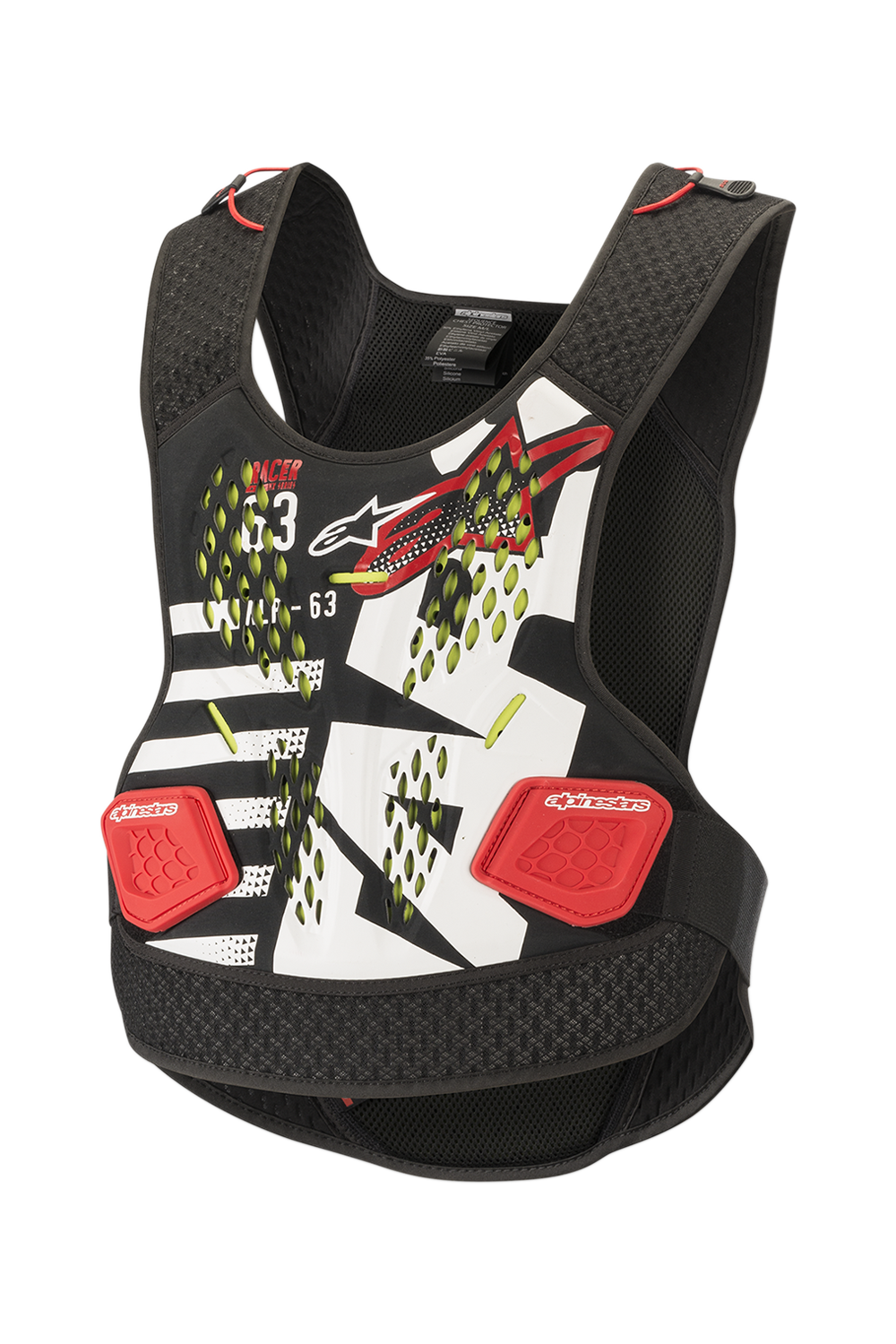 Alpinestars Sequence Chest Protector - Black/White/Red
