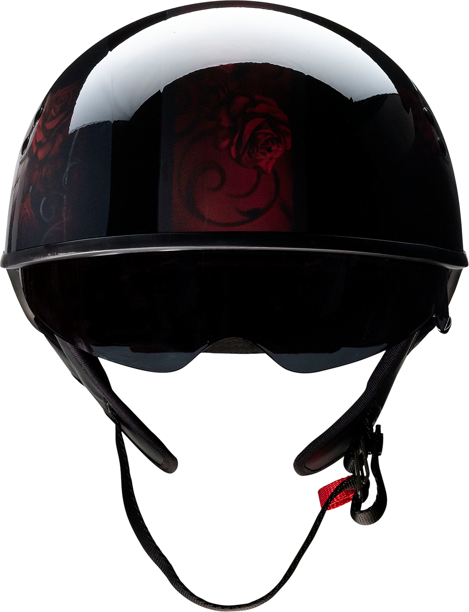 Z1R Vagrant Red Catrina Helmet - Black/Red