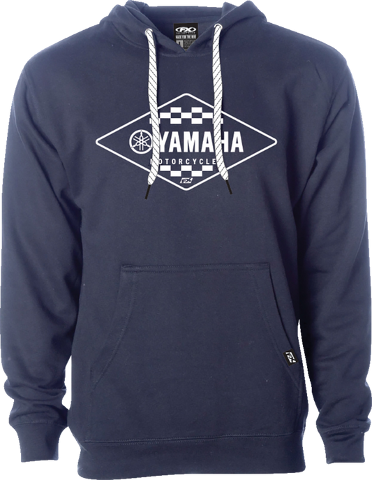 Facotry Effex Yamaha Diamond Pullover Hoodie - Navy