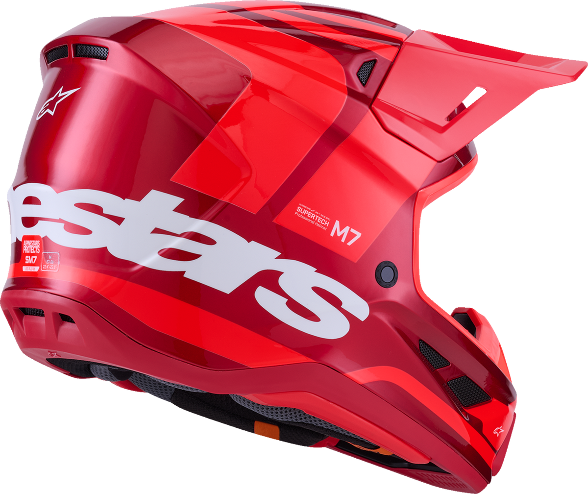 Alpinestars SM7 Core Helmet Gloss Red