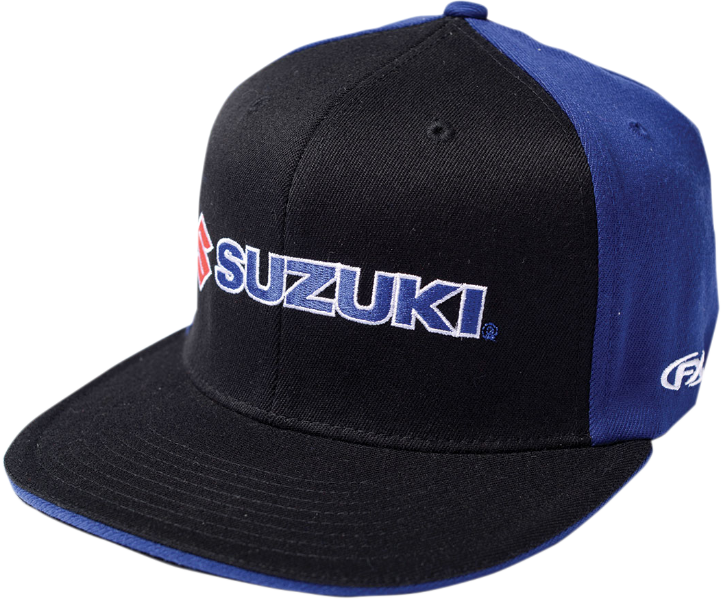 Facotry Effex Suzuki Flexfit Hat - Black/Blue