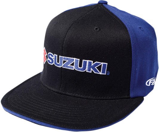 Facotry Effex Suzuki Flexfit Hat - Black/Blue