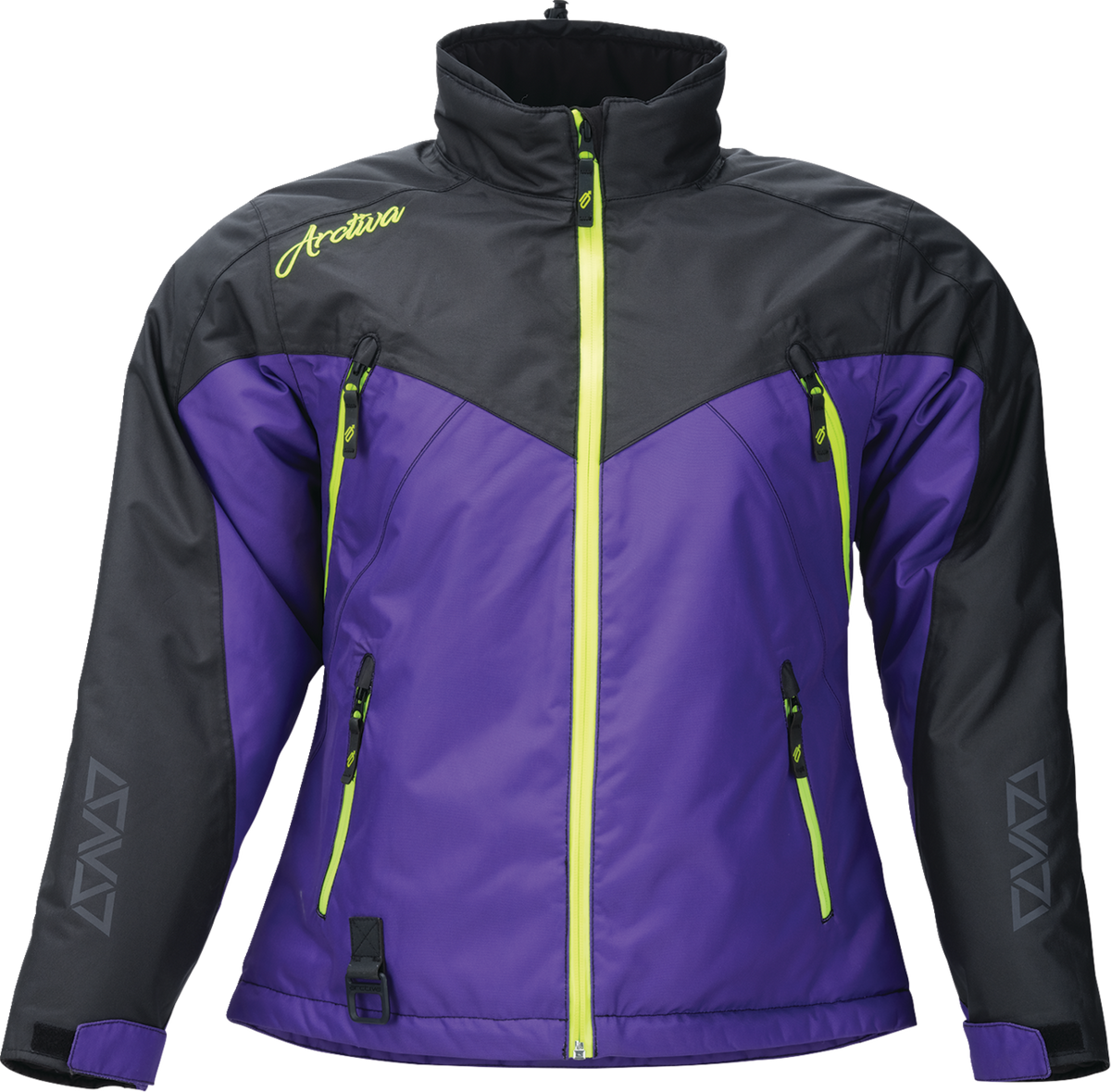 Arctiva Womens Pivot 7 Jacket - Black/Purple