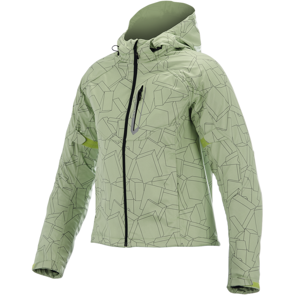 Alpinestars Womens Stella Spark Softshell Jacket - Green/Black