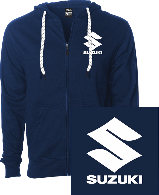 Facotry Effex Suzuki Icon Zip-Up Hoodie - Navy
