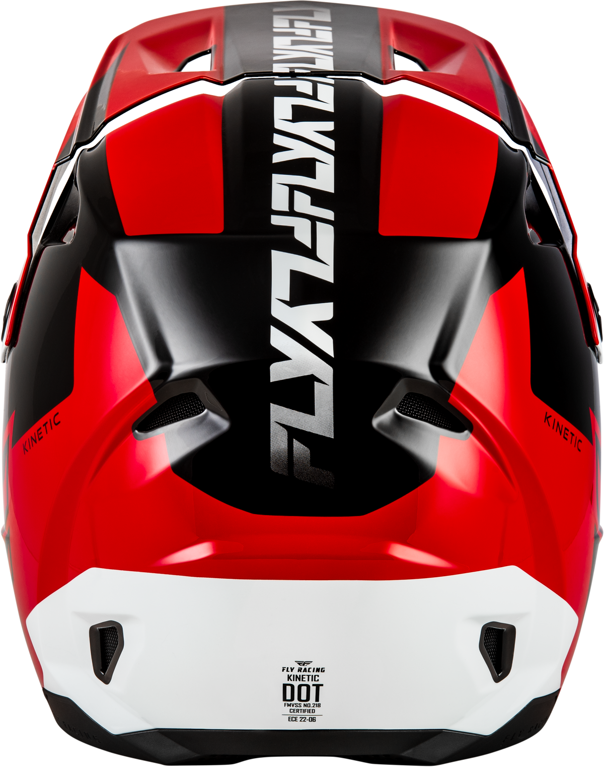 Fly Racing Kinetic Crest Helmet - Red/Black/White