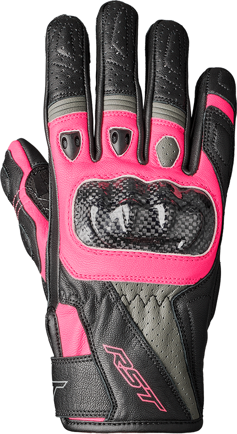 RST Womens Stunt Iii Ce Glove Black/Pink/Grey