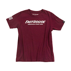 Fasthouse Youth Logo Tee - Heather Mauve