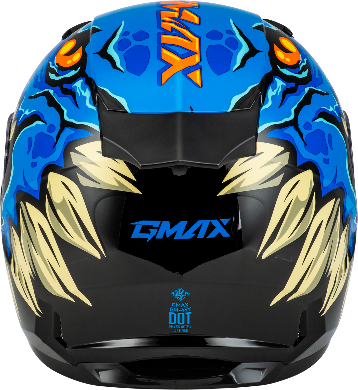 GMAX Youth GM-49Y Drax Snow Helmet Blue