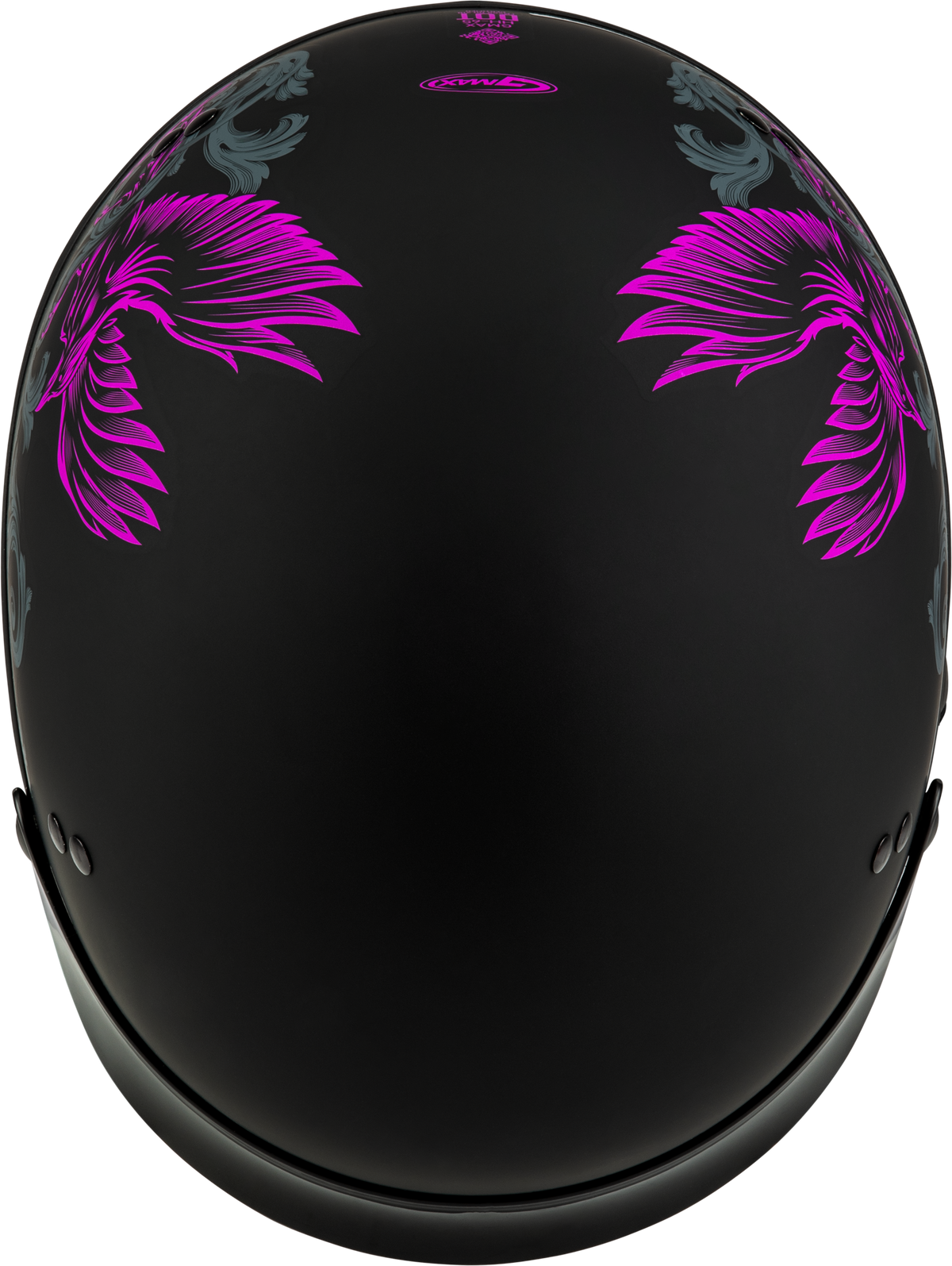 GMAX HH-65 Corvus Helmet Black/Pink/Grey