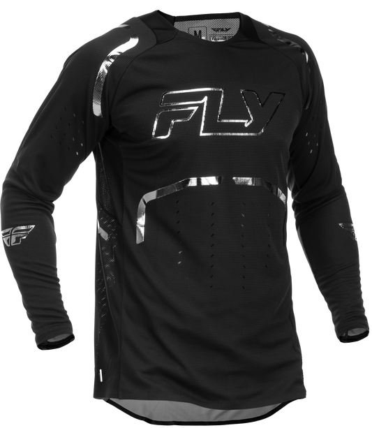 Fly Racing Evolution DST SE Spark Jersey - Black/Silver