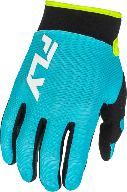 Fly Racing F-16 Youth Gloves - Aqua/Black/White