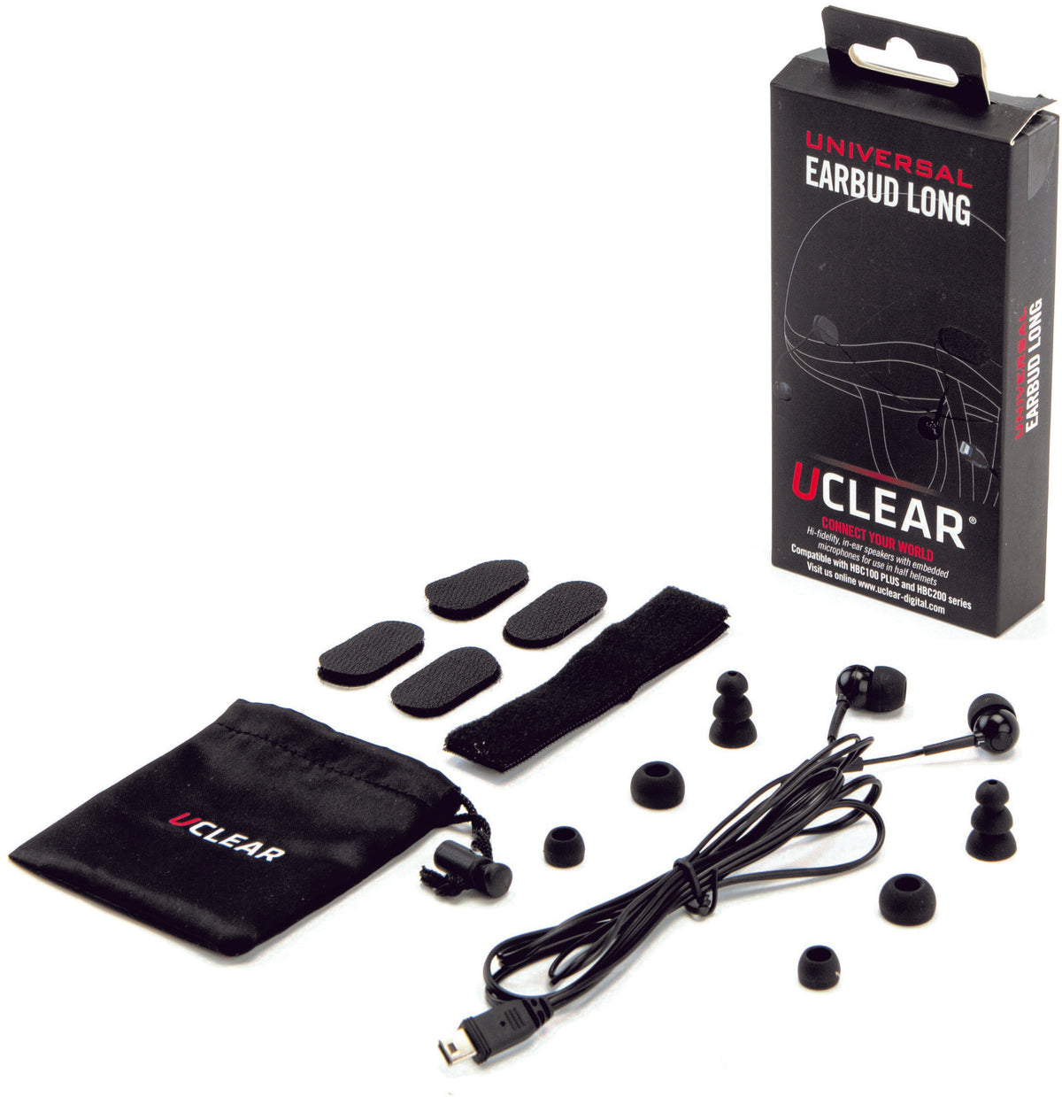 UCLEAR Half Helmet Earbuds For HBC And AMP Series