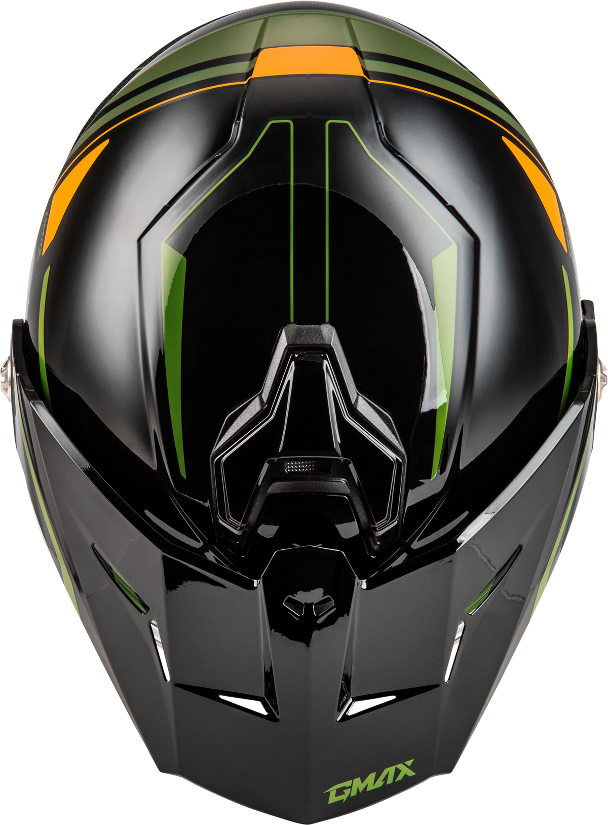 GMAX MD-74S Spectre Modular Helmet w/Electric Shield Black/Green
