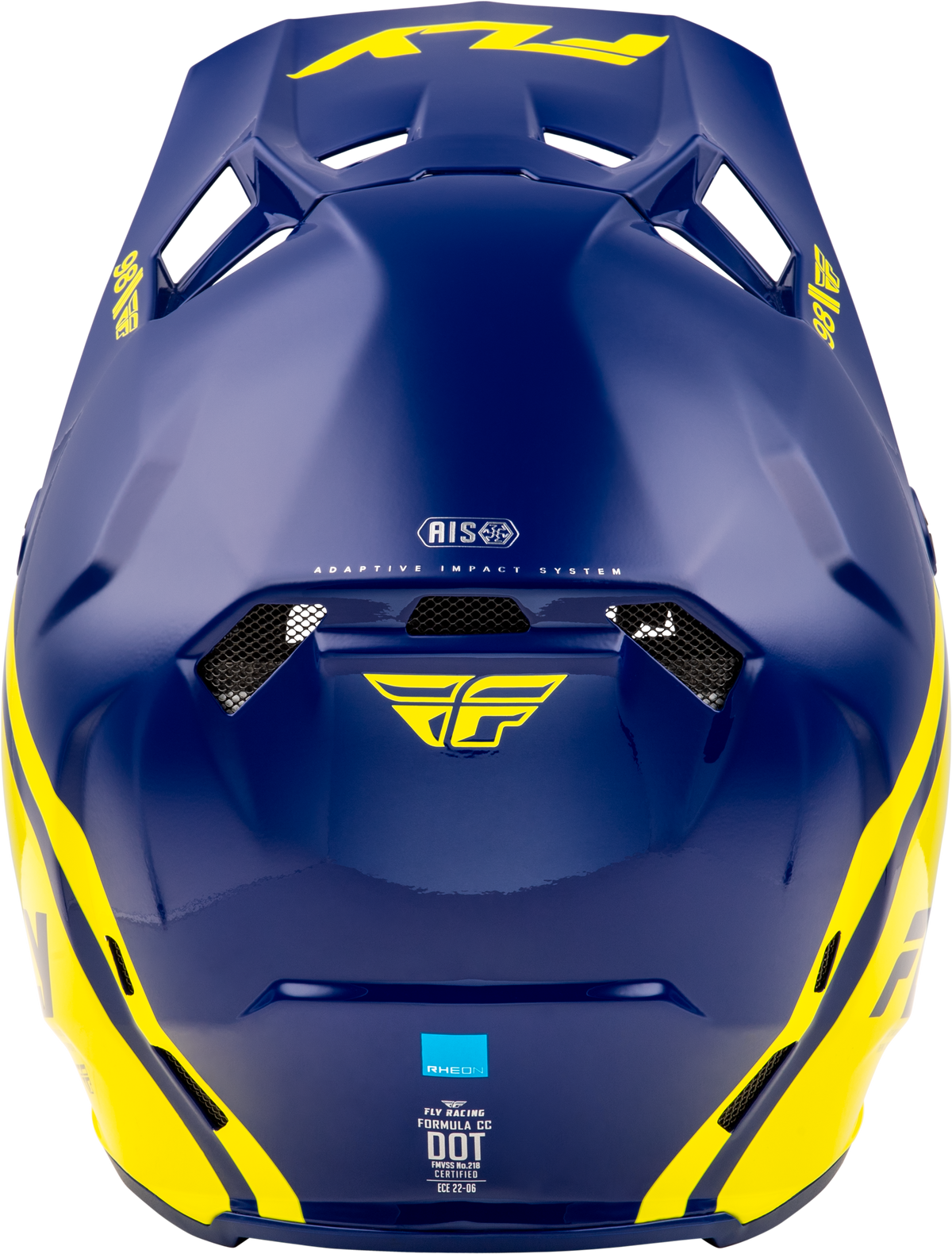 Fly Racing Formula CC Helmet - Navy/Yellow