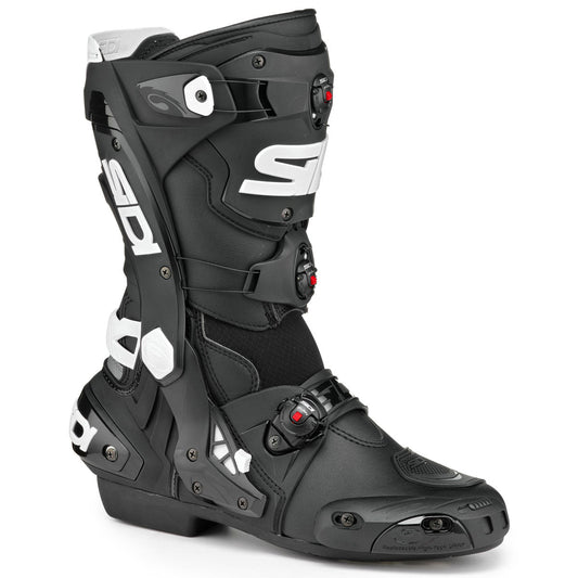 Sidi Rex Street Motorcycle Boots - Black/White