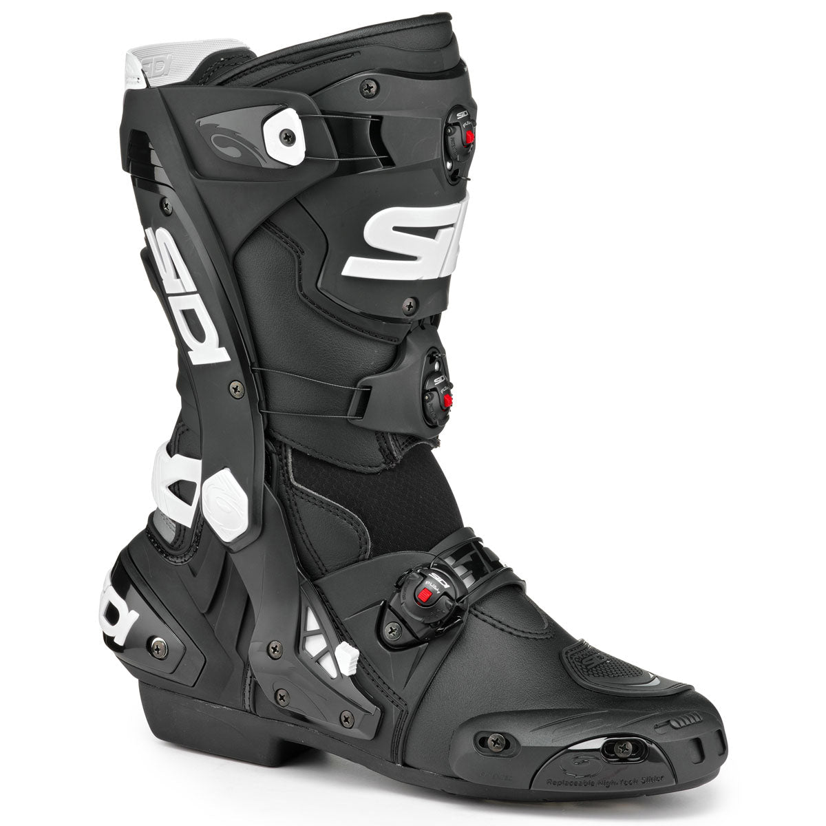 Sidi Rex Air Street Motorcycle Boots - Black/White