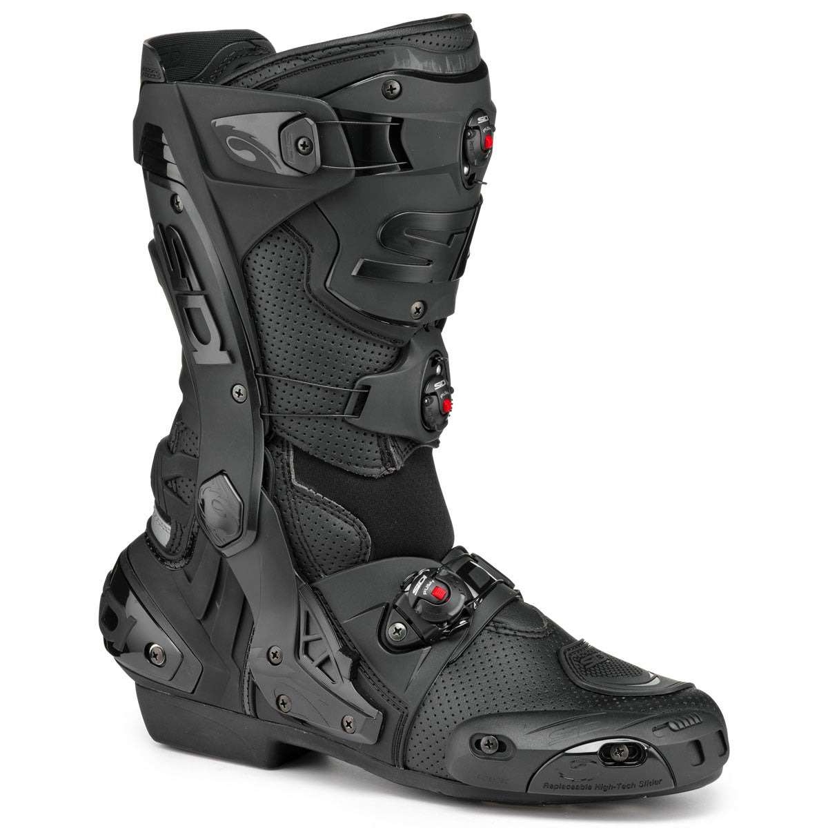 Sidi Rex Air Street Motorcycle Boots - Black