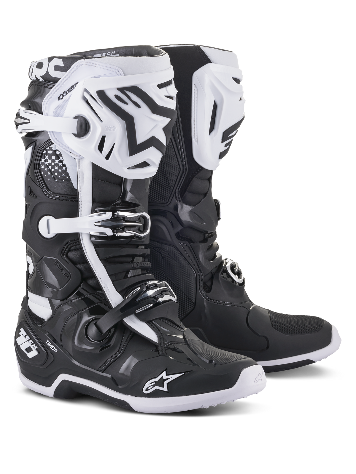 Alpinestars Tech 10 Boots - Black/White