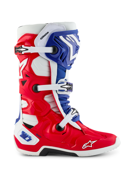 Alpinestars Limited Edition Fortitude Tech 10 Boots - Bright Red/White/Blue