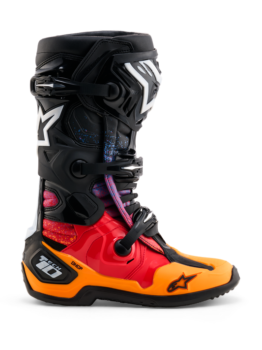 Alpinestars Limited Edition Tech 10 Black Hole Boots - Black Burst