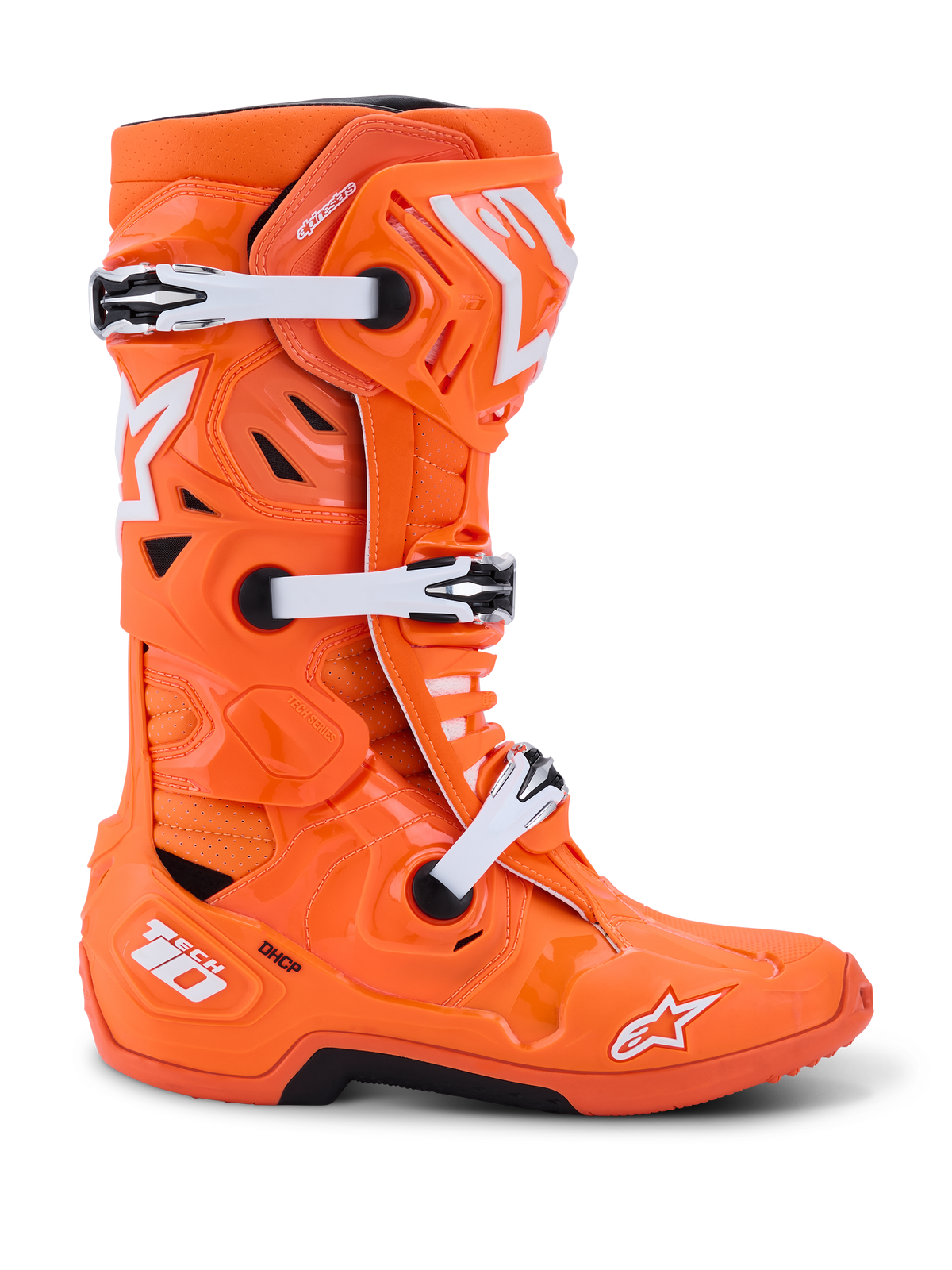 Alpinestars Tech 10 Supervented Boots - Orange Fluo/Black/White
