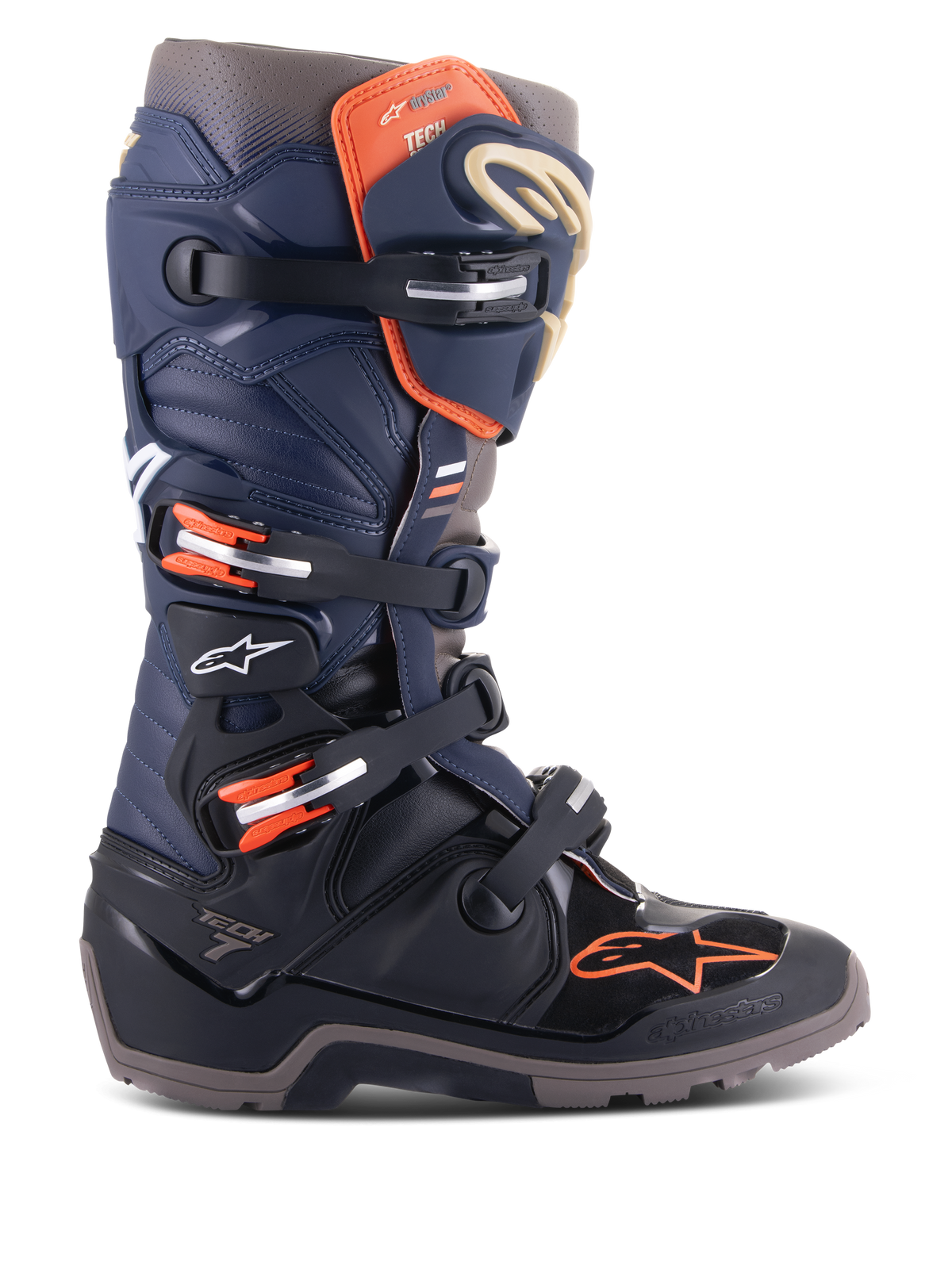 Alpinestars Tech 7 Enduro Drystar Boots - Black Night/Navy/Warm Gray