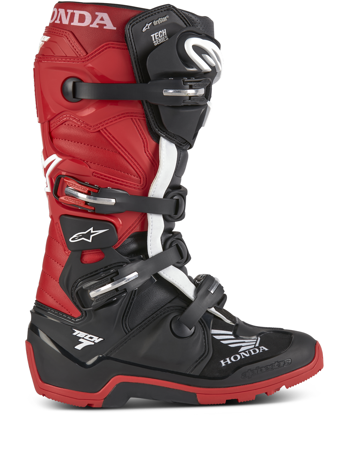 Alpinestars Honda Tech 7 Enduro Drystar Boots - Black/Bright Red