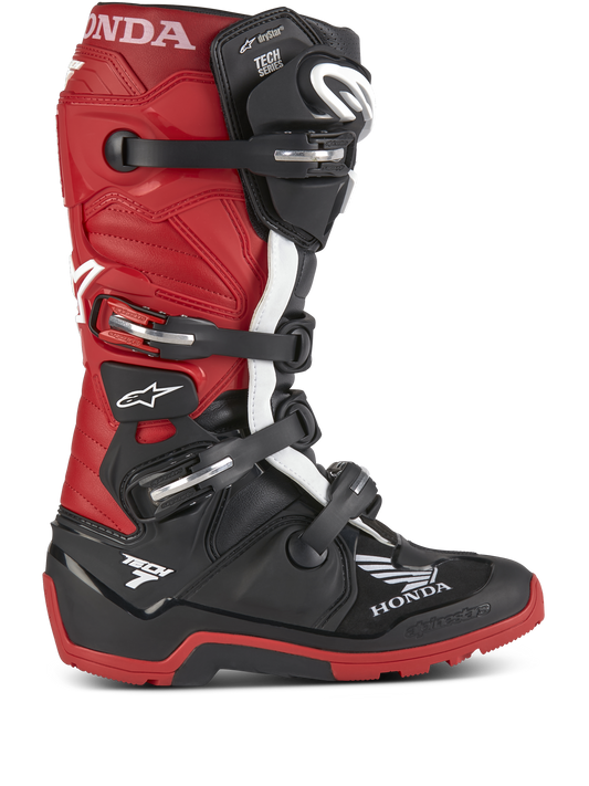 Alpinestars Honda Tech 7 Enduro Drystar Boots - Black/Bright Red
