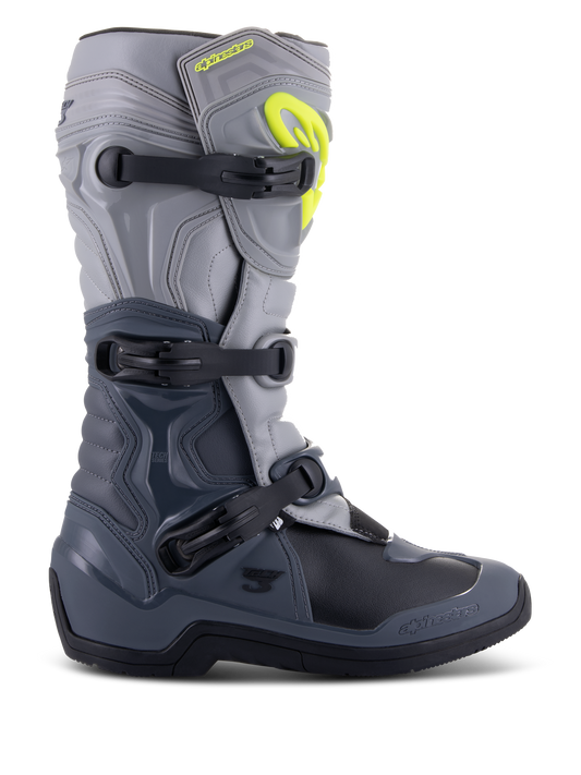Alpinestars Tech 3 Boots - Dark Gray/Light Gray/Black