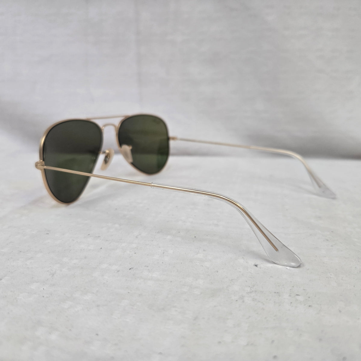 Ray Ban Aviator Large Metal Sunglasses Arista Gold w/ Orange Fire Lens RB3025 112/69