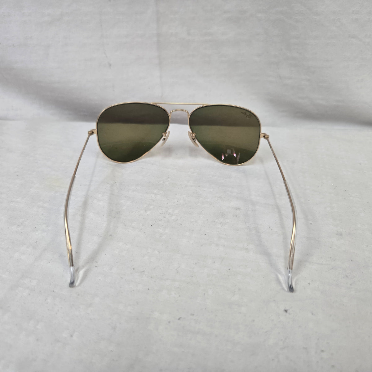 Ray Ban Aviator Large Metal Sunglasses Arista Gold w/ Orange Fire Lens RB3025 112/69
