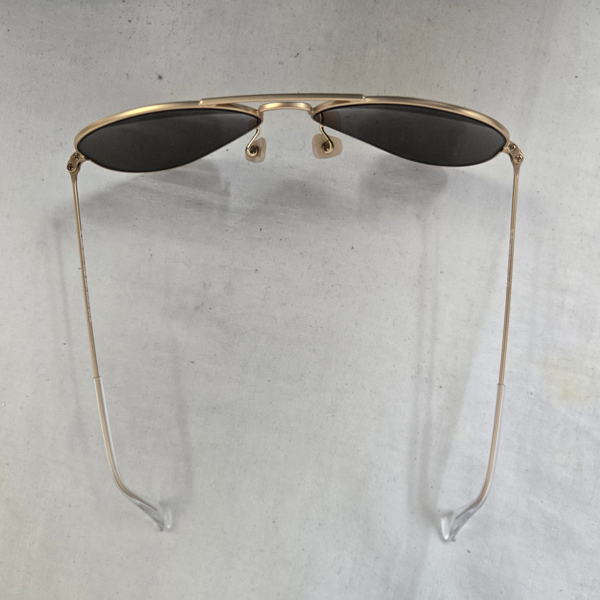 Ray Ban Aviator Large Metal Sunglasses Arista Gold w/ Orange Fire Lens RB3025 112/69
