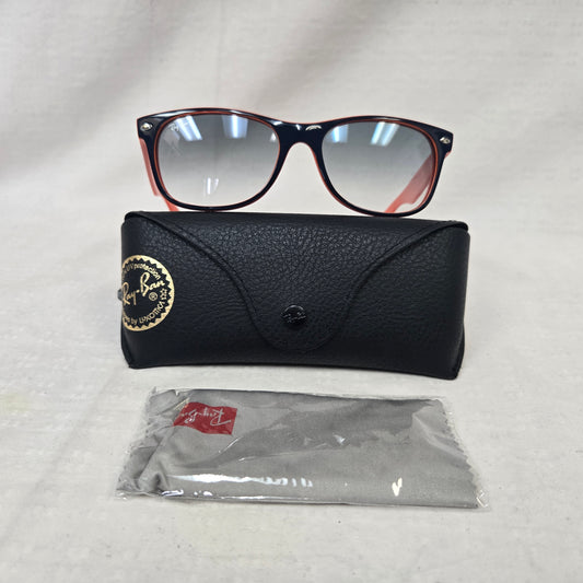 Ray Ban Wayfarer Color Mix Light Blue Gradient Unisex Sunglasses RB2132 789/3F