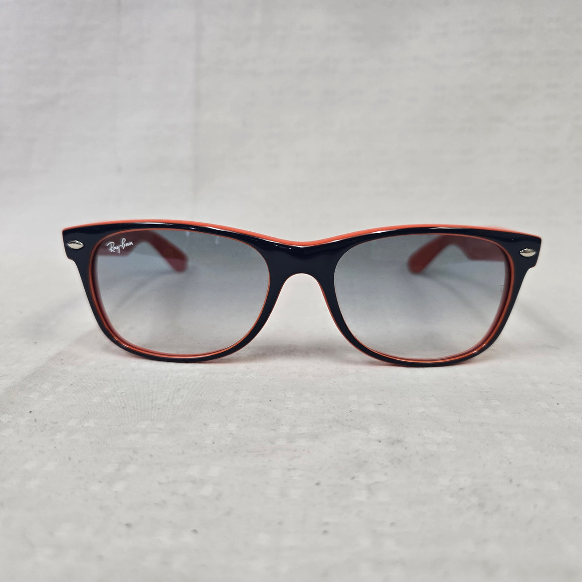 Ray Ban Wayfarer Color Mix Light Blue Gradient Unisex Sunglasses RB2132 789/3F