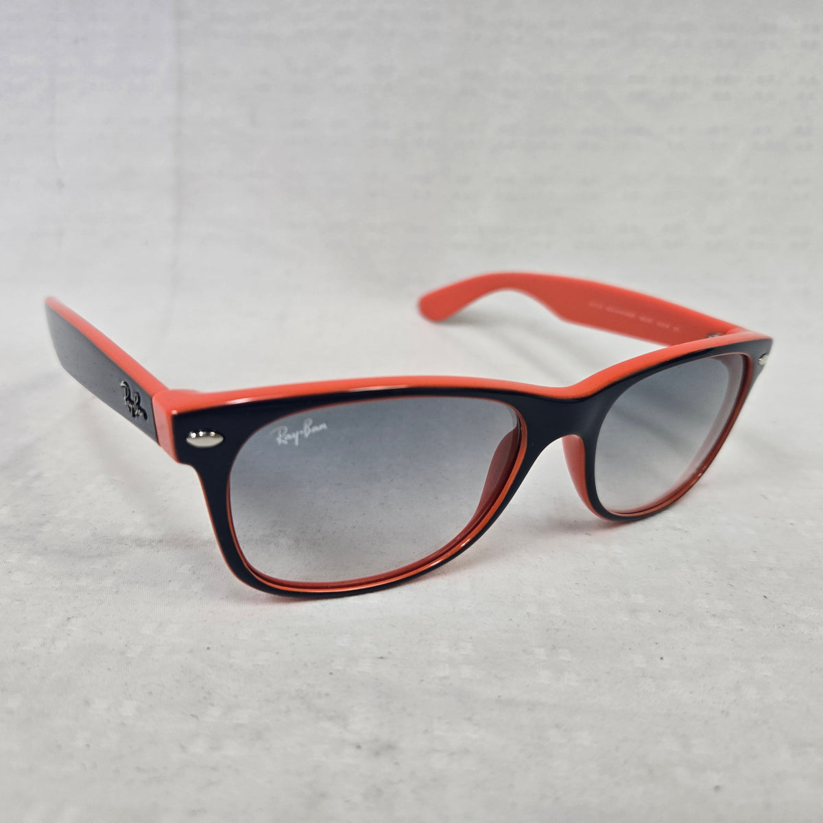 Ray Ban Wayfarer Color Mix Light Blue Gradient Unisex Sunglasses RB2132 789/3F