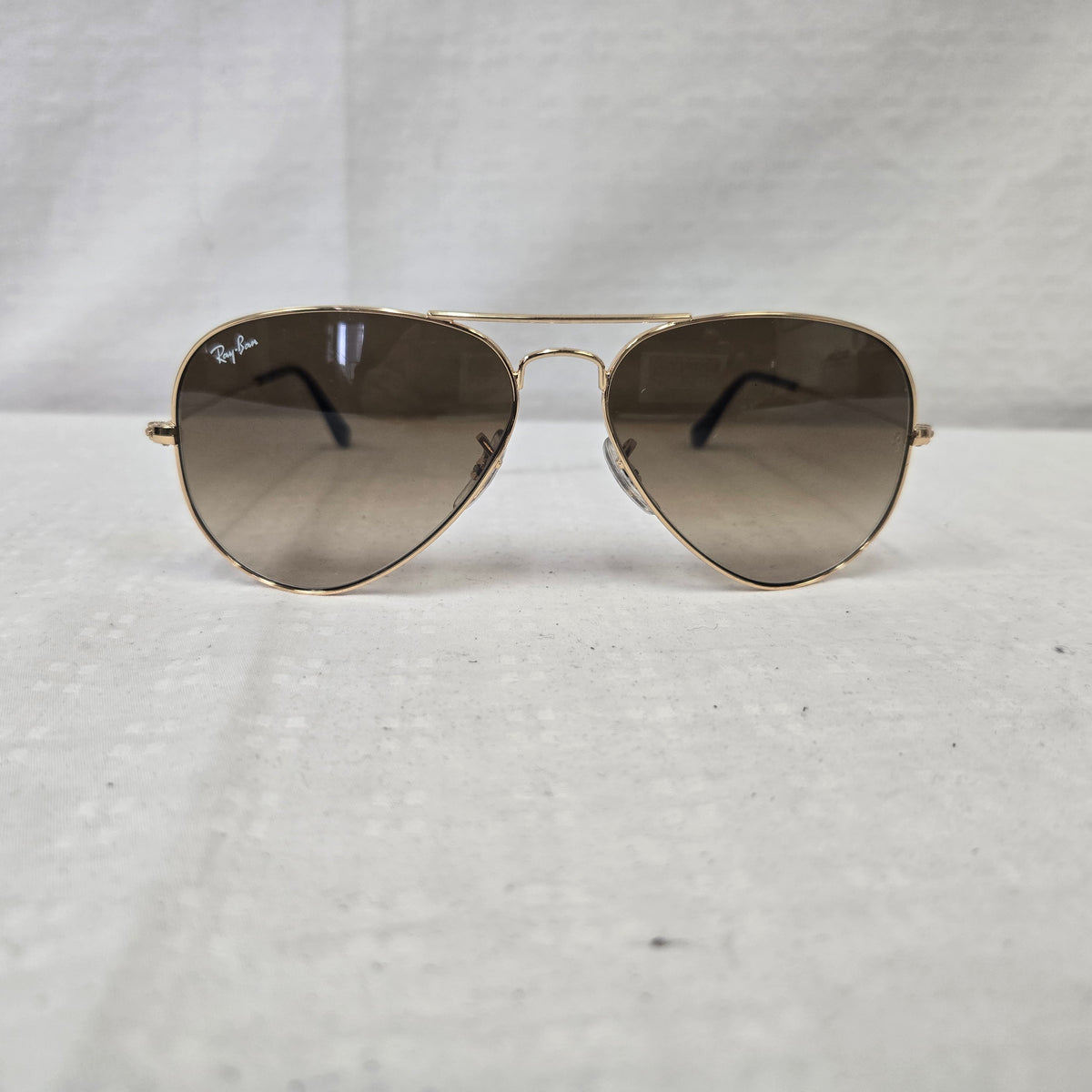 Ray Ban Aviator Large Metal Sunglasses Arista/ Crystal Faded Brown RB3025