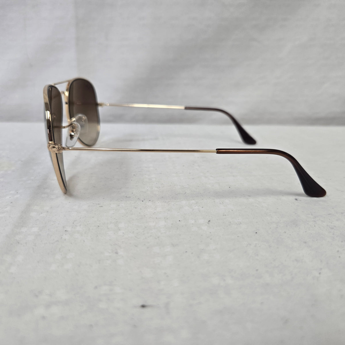 Ray Ban Aviator Large Metal Sunglasses Arista/ Crystal Faded Brown RB3025