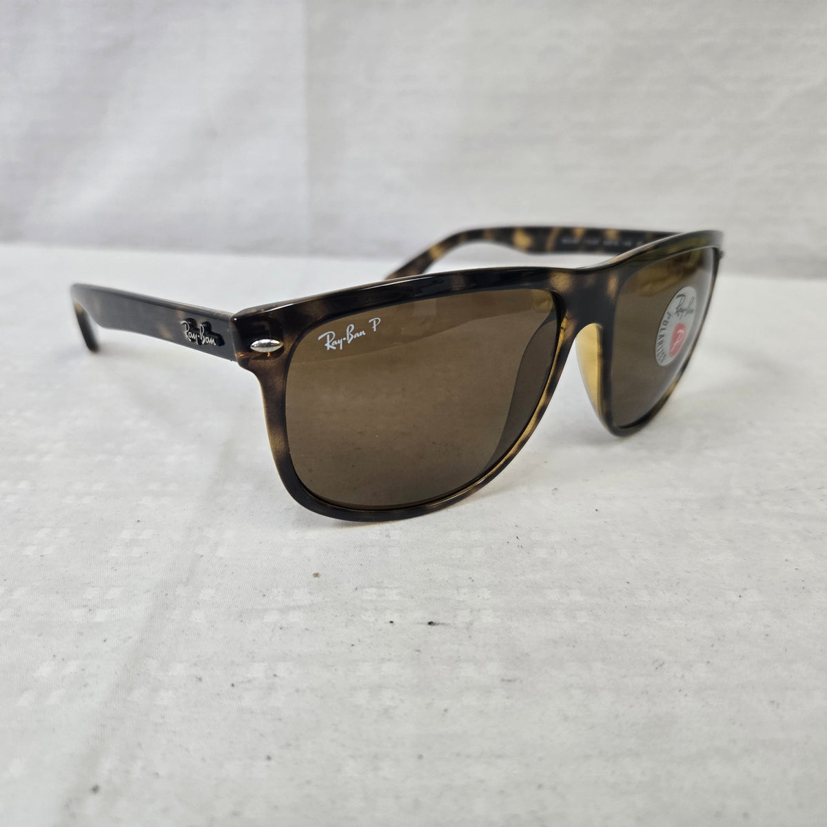 Ray Ban Boyfriend Sunglasses Tortoise Frame / Brown Lens RB4147 710/57 60-15