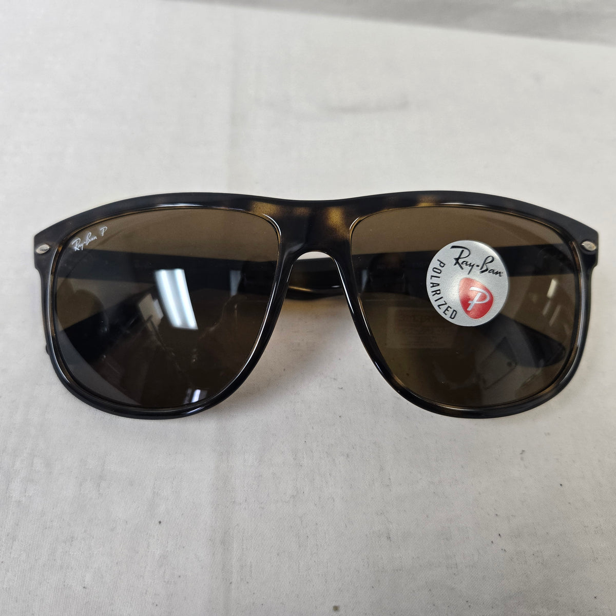 Ray Ban Boyfriend Sunglasses Tortoise Frame / Brown Lens RB4147 710/57 60-15