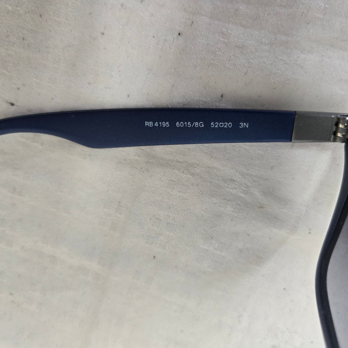 Ray Ban Liteforce Wayfarer Sunglasses Blue / Polarized Dark Grey Gradient Lens RB4195