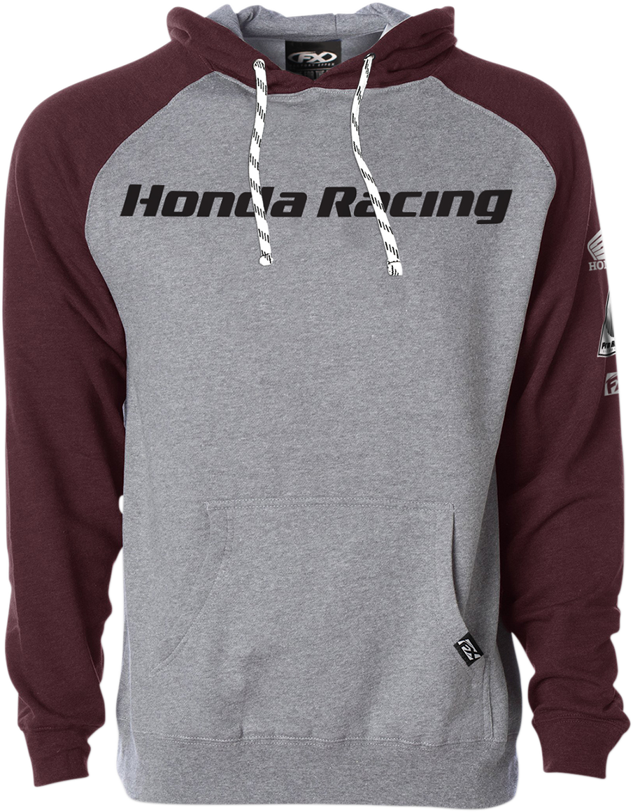 Facotry Effex Honda Racing Hoodie - Heather/Burgundy