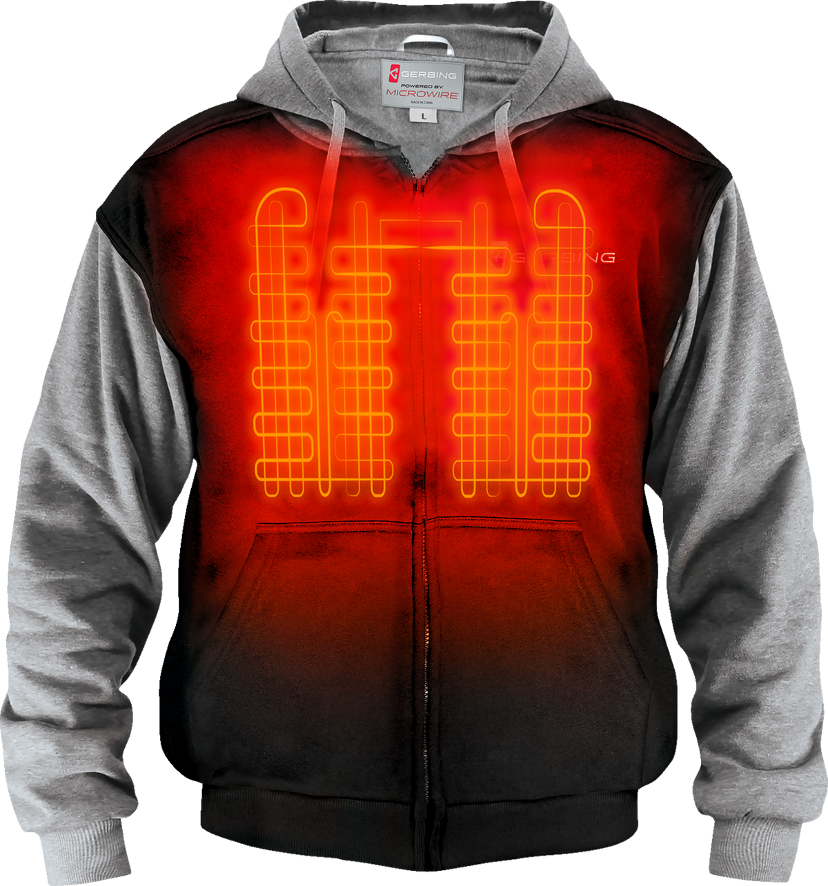 7 V Battery Heated Hoodie - Black