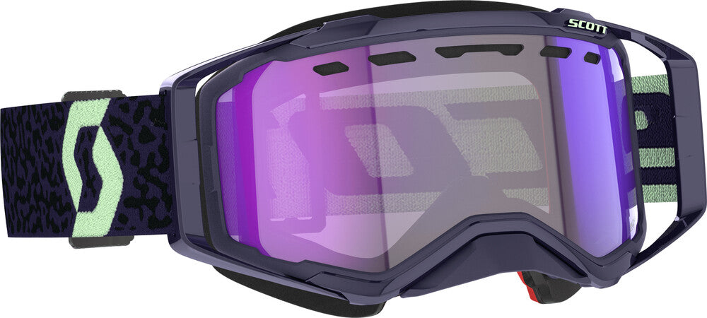 scott snow goggles Scott - Goggle Prospect Snow Ls Dark-purple/mint Blue Chrome