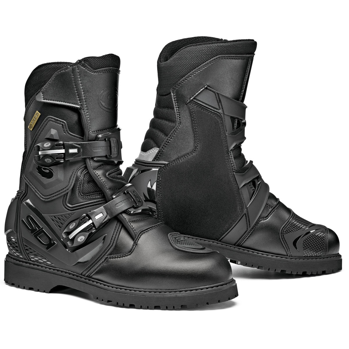 Sidi Mid Adventure 2 Gore Tex Street Motorcycle Boots - Black/Black