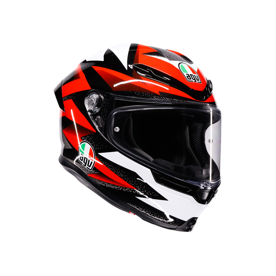 AGV K6 S Helmet - Braven - Black/Red/White
